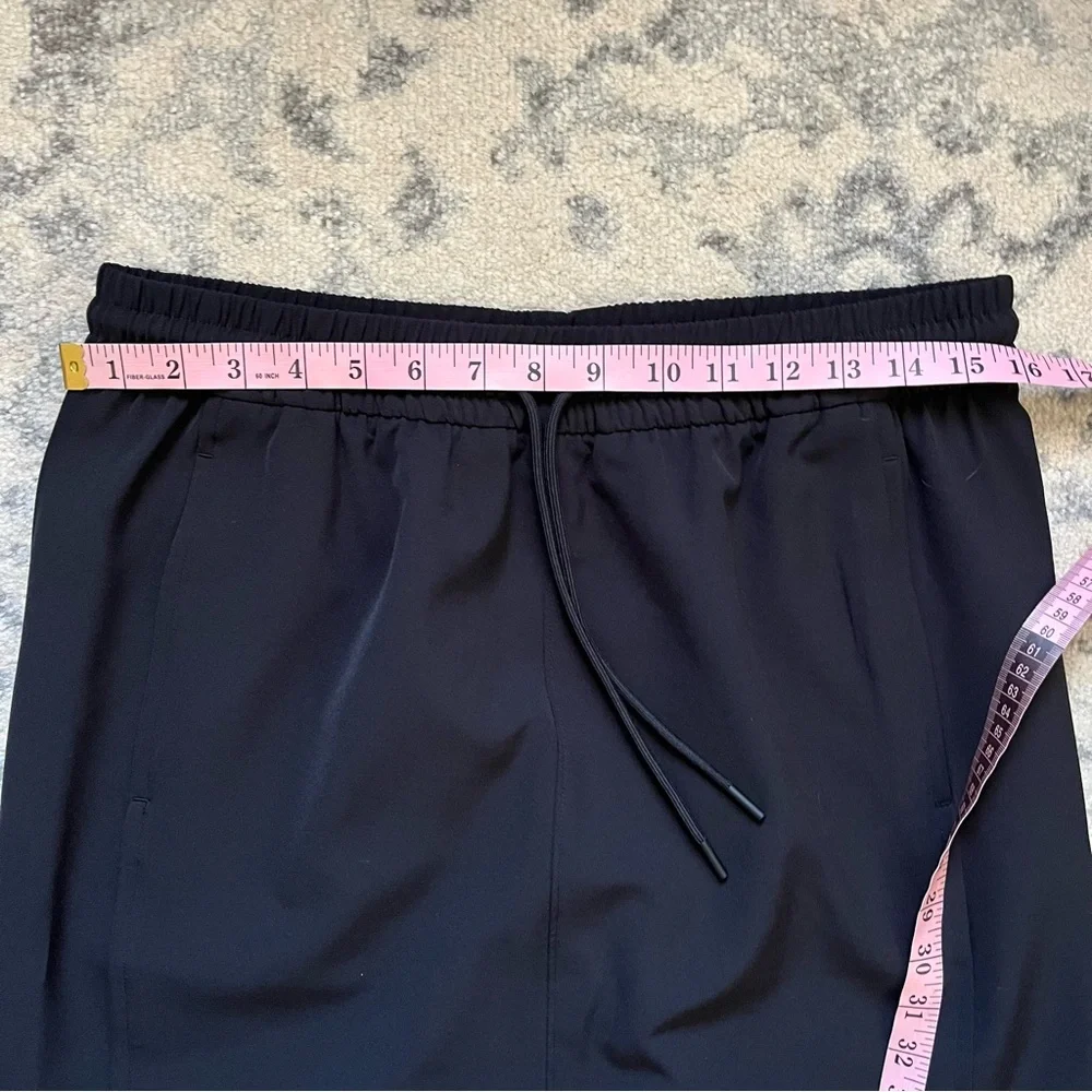 Athleta Stride Black Midi Skirt with Slits and Drawstring Waist - Picture 7 of 7